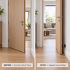 Magnetic Door Stopper for Bedroom and Home – Adhesive No-Drill