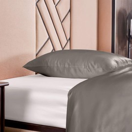 THXSILK 100% 19 Momme Silk Pillowcase Cushion Cover with Zip - Silk Pillow Cover - Super Soft and Smooth Silk Pillow Cover