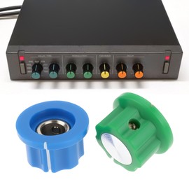 LT Easiyl 8pcs 1/4" Shaft Pots Potentiometer Knob 6.35mm Compatible with BOSS Style Guitar Effect Pedal