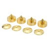 4Set Speakers Spikes Shock Absorbing Prevent Slip Zinc Alloy Speaker
