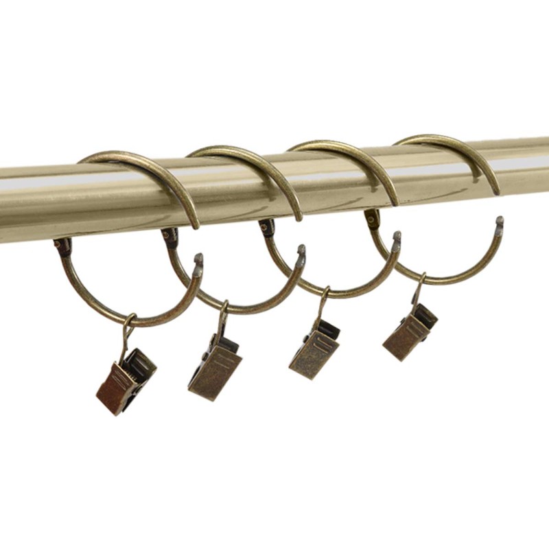 KaiYi Curtain Rings Clips, Curtain Clip Hooks, Opening Design, Inner