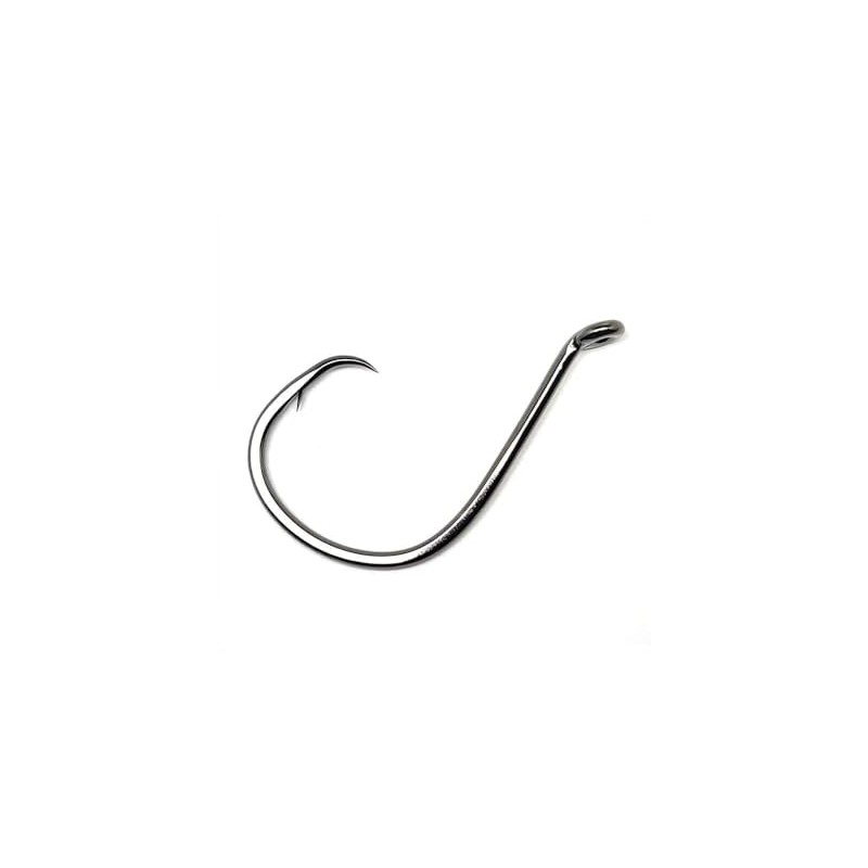 Gamakatsu 221418 Octopus Circle Hook Zero Offset 6per pk/Blk/Size, 8/0