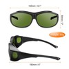 HARFINGTON Welding Safety Glasses IR Shade 3 Green PPE Protective