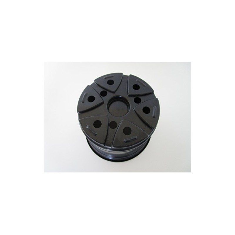 Landmark Plastics 5" Diameter Black Plastic Nursery Pot (50)