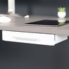 VIVO 13 inch Under Desk Mounted Sliding Pull-out Drawer for