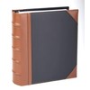 Executive Binder, English Leather 2 Tone with Stitching and Ribbed
