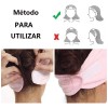 Facial Spa Diadema Maquillaje Cinta Mágica Cabello 6 Pza Blanco