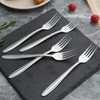 Unokit Forks and Spoons Set - 24Pcs Silverware Set, Food