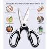 KISUOMAOYI Heavy Duty Kitchen Scissors, Sharp Kitchen Scissors Multipurpose Utility