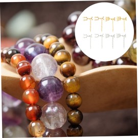 NUOBESTY 8pcs Multi-Strand Connector Clasp for DIY Jewelry Making Lightweight and Durable Extender Chains to Prevent Tangles for Bracelets and Necklaces