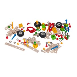 Eichhorn - Constructor Expansion Set, 111 Pieces, Versatile Wooden Toy, Made from 100% FSC Certified Beech Wood, Climate Neutral, Manufactured from 3 Years