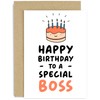 Old English Co. Funny Birthday Card for Boss - 'Special