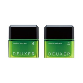 Number Three DEUXER Medium Hard Wax 4 (Set of 2) Hair Wax, Floral Berry, Green, 160 Grams (x1)