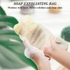 Shappy 8 bolsas de malla exfoliante para soporte de ducha,
