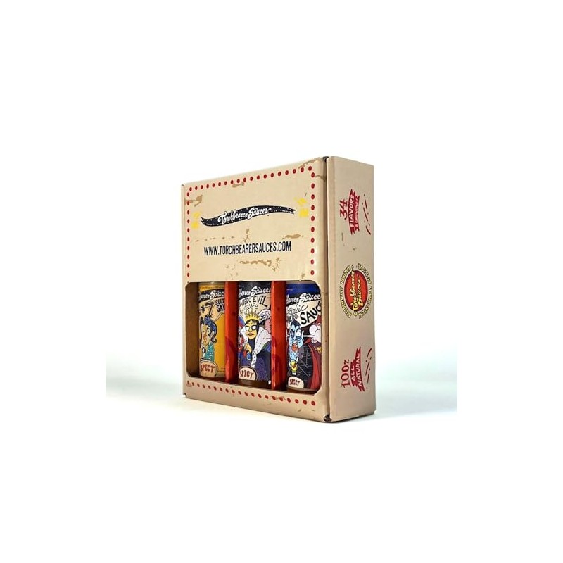 Torchbearer Sauces Hot Sauce 3 Flavor Gift Set - Sultry