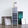 Humble Crew Essentials 8 Drawer Rolling Storage Cart with Wheels,