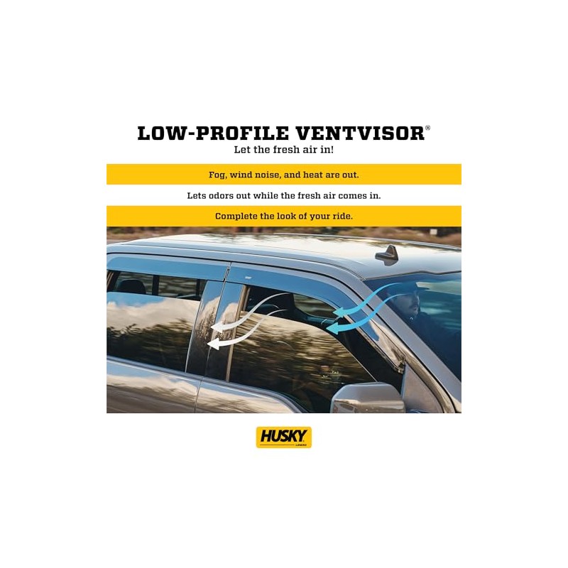 Husky Liners Low Profile Ventvisor Rain Guards | Fits 2024-2026