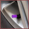 HEROFFIX 10pcs Purple Tire Stem Valve Caps Wheel Valve Covers