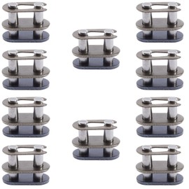 LIYYDS 10pcs T8F Drive Chain Repair Master Connector Split Link Compatible with 43cc 47cc 49cc 2-Stroke Dirt Super Pocket Bike Motorcycle Mini ATV Quad 4 Wheeler