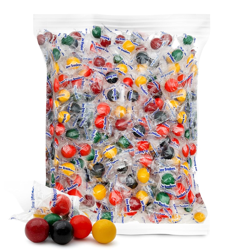Jaw Breakers Hard Candy - 3 Pound Bulk Pack (About
