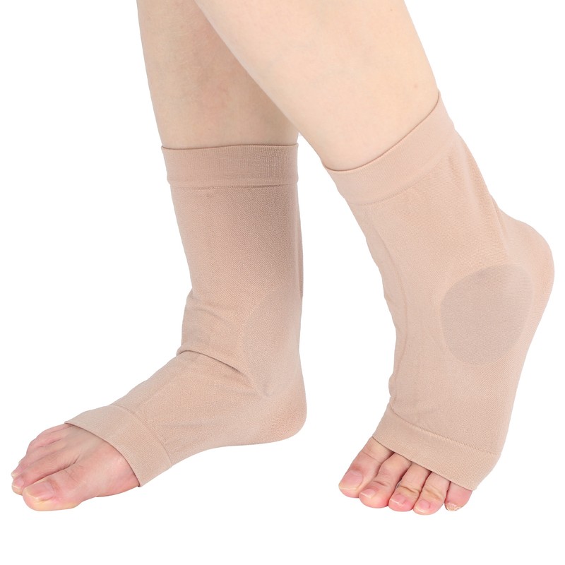 1Pair Both Sides Protective Pads Silicone Ankle Heel Foot Protection
