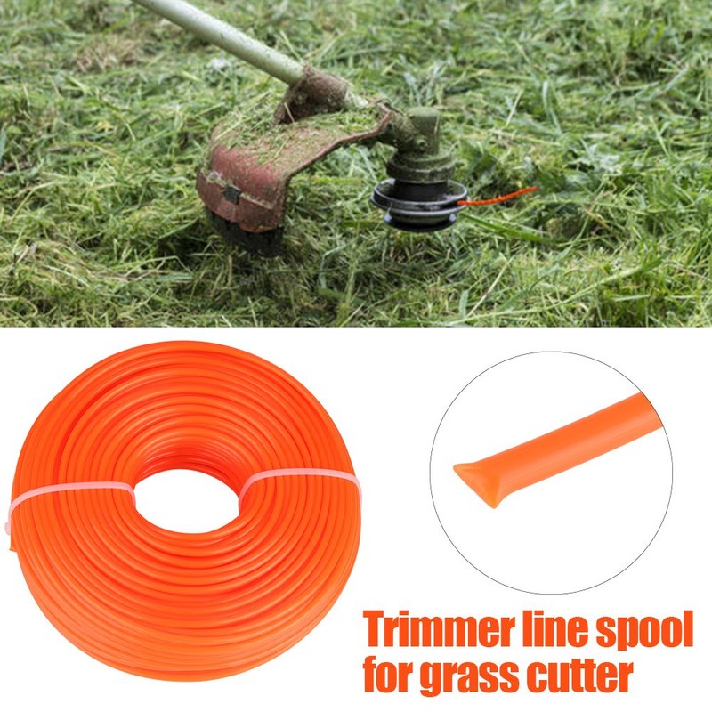 3mm Trimmer Line Nylon Cord Wire Round String Petrol Grass