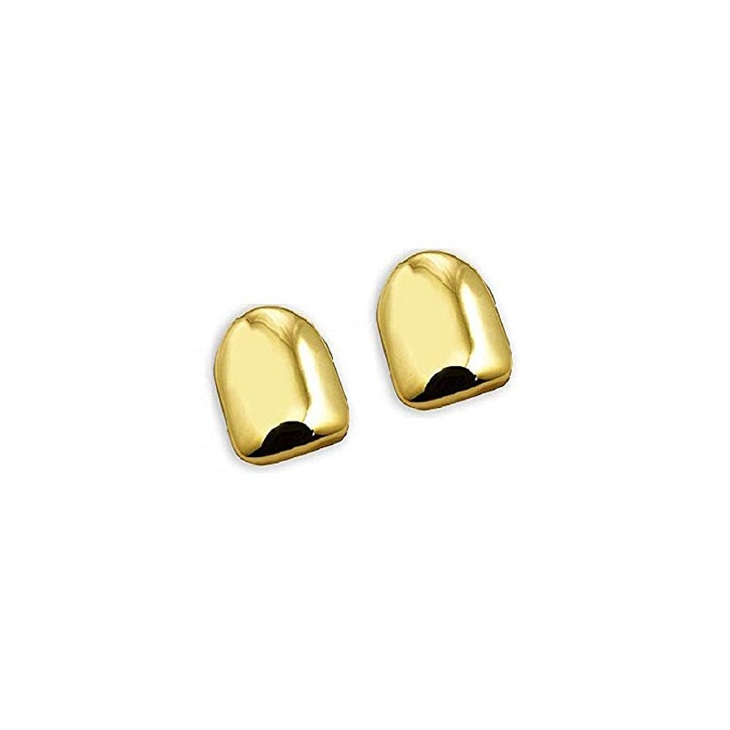 Onwon 2 Pieces 14K Plated Gold Grillz Hip Hop Top