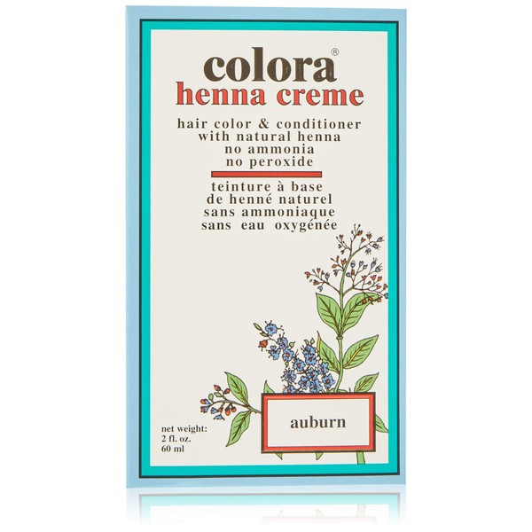 Colora Henna Creme Hair Color Auburn 2oz (2 Pack)