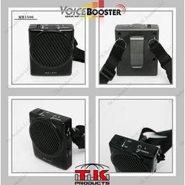 Voicebooster Speak Out Personal Voice Amplifier – Wearable Portable Speaker with Microphone Headset for Classroom Teachers, Tour Guide, Public Speaking, Presentations – 10watt Black MR1506