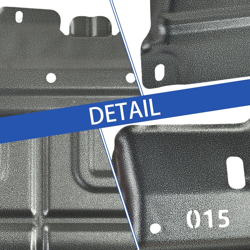 Upgrade Manganese Steel Splash Panel Shield Compatible with 2015-2020 Ford