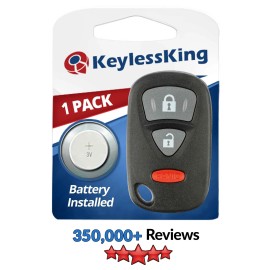 KeylessKing* Fits 2006 2007 2008 2009 2010 2011 2012 Suzuki Grand Vitara Remote Fob KBRTS005