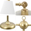 JONATHAN Y JYL3074A 31" Contemporary Farmhouse 2-Light Adjustable Library Lamp,