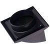 EUROPLAST Ø 100mm / 4'' Cowled Duct Cover with Gravity