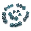 DollaTek Glitter Dot Polyhedral Dice Set Table Games Dice 3