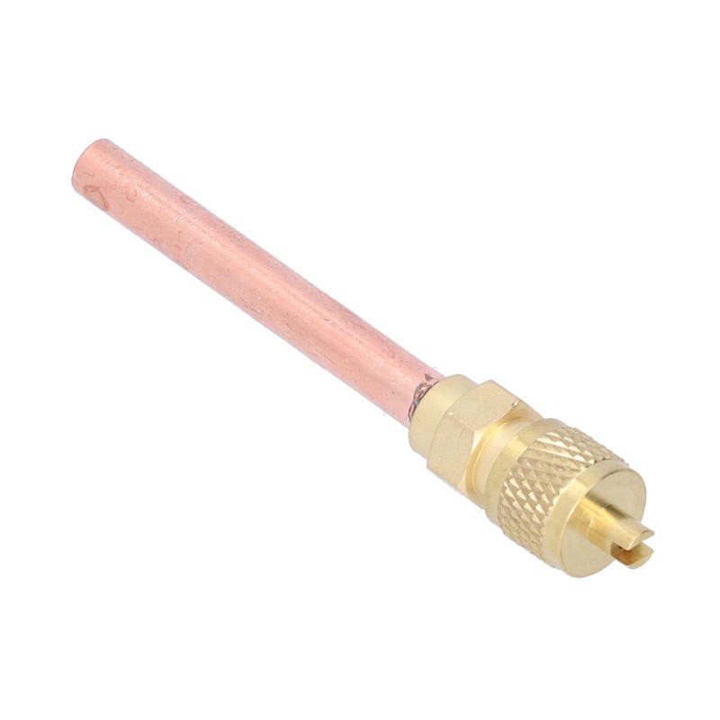 10Pcs 1/4SAE HVAC Access Valve, Service Access Valve Brass Multi