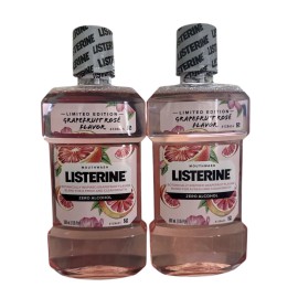 Listerine Limited Edition Grapefruit Rose Flavor Zero Alcohol 500ml Ea. 2 Pack