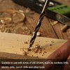 sourcing map Brad Point Drill Bits 11mm(28/64") Dia Straight Round