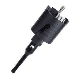 1-1/2 inch / 38mm Dry Diamond Core Drill Bit with SDS Plus Adapter, Concrete Core Drill Bit for Dry/Wet Drilling Granite Marble Masonry Concrete Brick Stone and Block (38mm (1-1/2 inch))