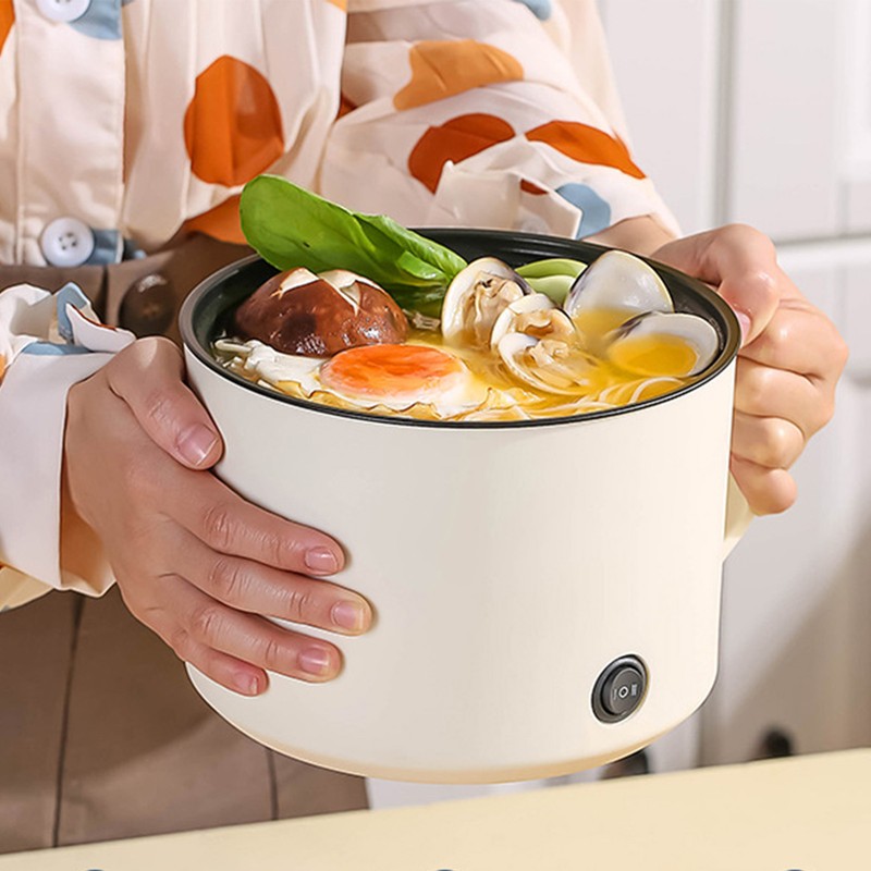 Electric Cooker Pot Rapid Heating Multi Functional Anti Stick Mini