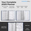 MantraRaj 2025 A5 Week To View Diary with Hard Backed