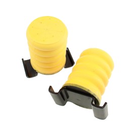 HLUCHY SSR-610-54 Rear Suspension Air Helper Spring Kit Replacement for Nissan Frontier, Titan | Toyota Tacoma, Tacoma Prerunner, Tundra, Hilux | Mitsubishi Triton | Springs Helper Bump Stops, Yellow