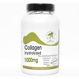 Collagen Hydrolyzed 1000mg ~ 180 Capsules - No Additives ~ Naturetition Supplements