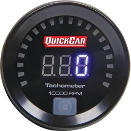 QUICKCAR RACING PRODUCTS Digital Tachometer Fits 2-1/16in