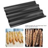 Baguette Pan Stainless Steel U Shape Uniform Heating Perforated Design