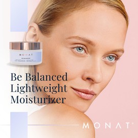 MONAT Be Balanced Lightweight Moisturizer - Restoring & Smoothing Hydrating Face Moisturizer with Hyaluronic Acid. Light Moisturizer Face Cream for Daily Skincare Routine - Net Wt. 45 ml / 1.52 fl oz