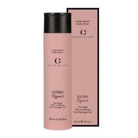 CARLO OLIVERI Hydra Repair – Feuchtigkeitsspendende Haarspülung mit Restrukturierungs- und Anti-Aging-Effekt, für trockenes und strapaziertes Haar (1 x 250 ml)