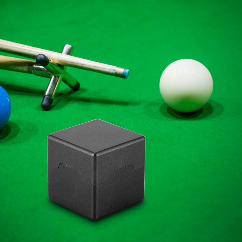 Aluminum Portable Mini Cue Tip Chalk Holder Billiard Pool Chalks