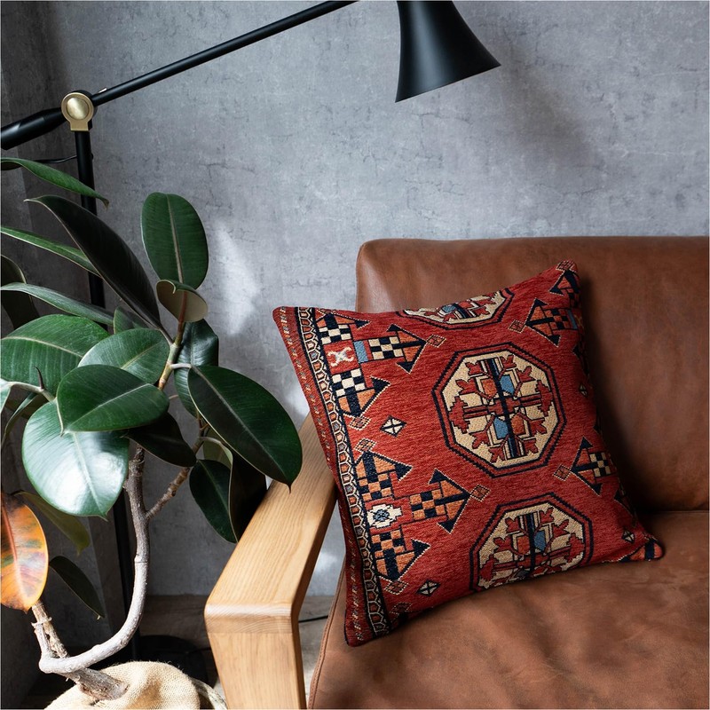 Sayang Sayang Bohala Turkmen Throw Pillow Case Rug Cardo 45x45