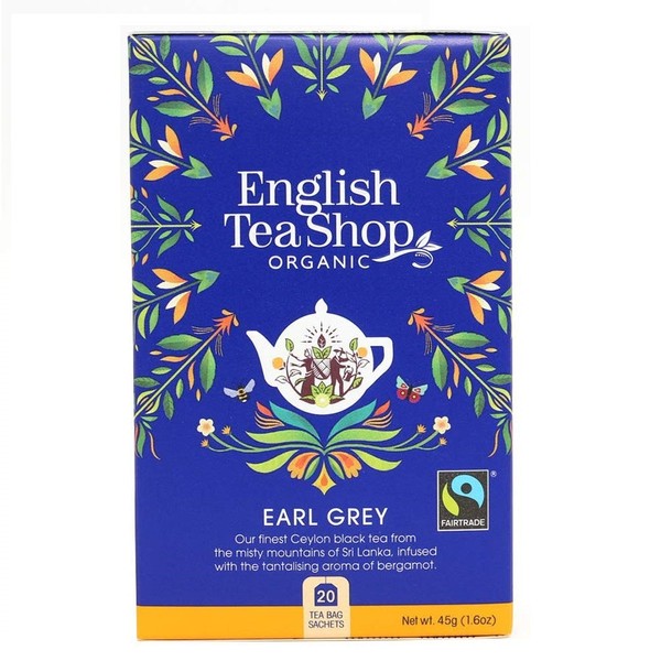 English Tea Shop 20 Organic Earl Grey Teabags