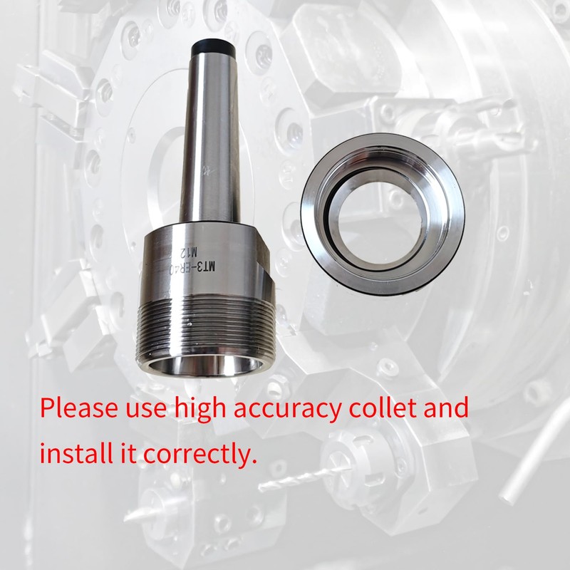 zpldAIAOSI MT3-ER40 Collet Chuck, MTB3-ER40-M12, M12 Drawbar Thread, Morse Tapper